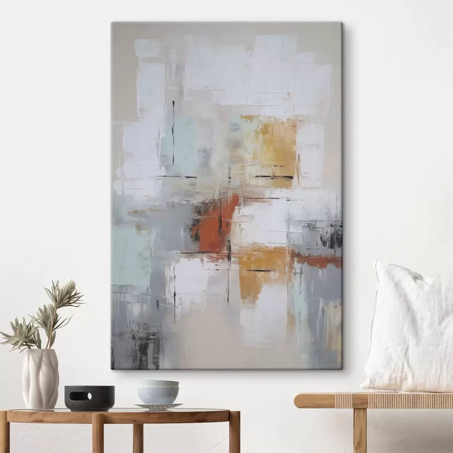 Obraz Abstrakce imitující malbu a oděrky Č. s45634