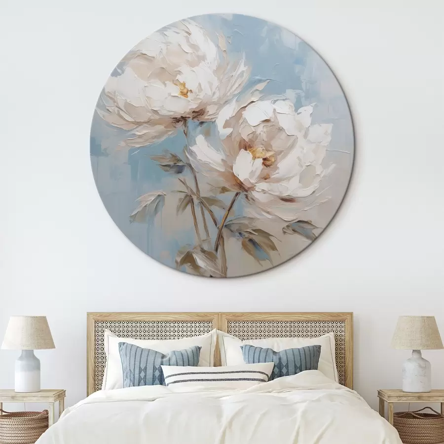 Obraz Malba imitující pivoňky Č. r45607