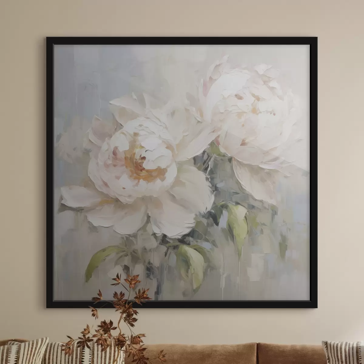 Poster Pivoňky abstrakt f45608