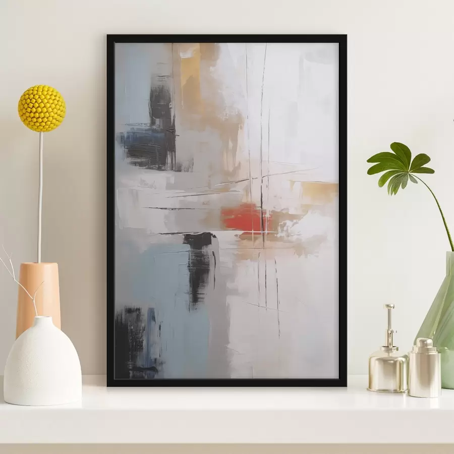 Fototapet Abstrakce imitující malbu a oděrky f45635