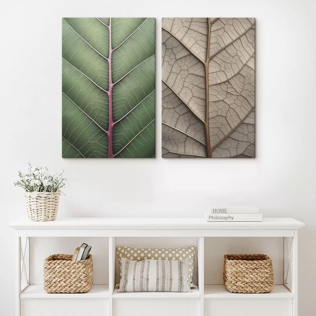 Obraz Žilkovaný list Č. m00663