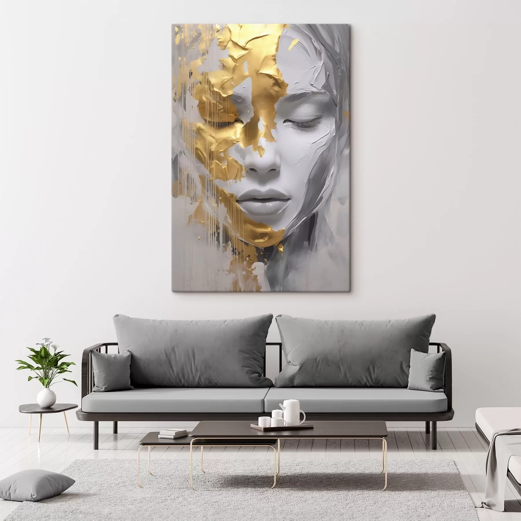 Obraz Abstraktní portrét ženy Č. s45448