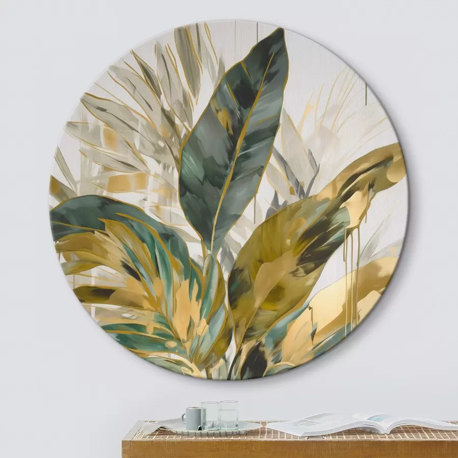 Obraz Abstraktní tropické listy Č. r45589