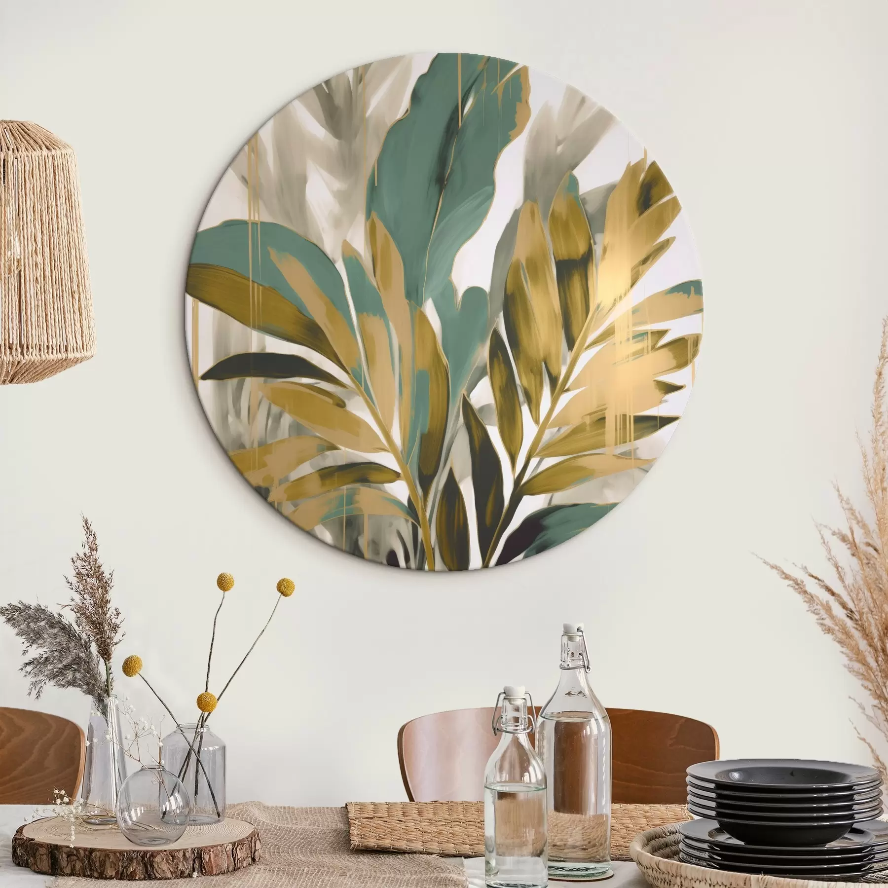 Obraz Abstraktní tropické listy Č. r45590