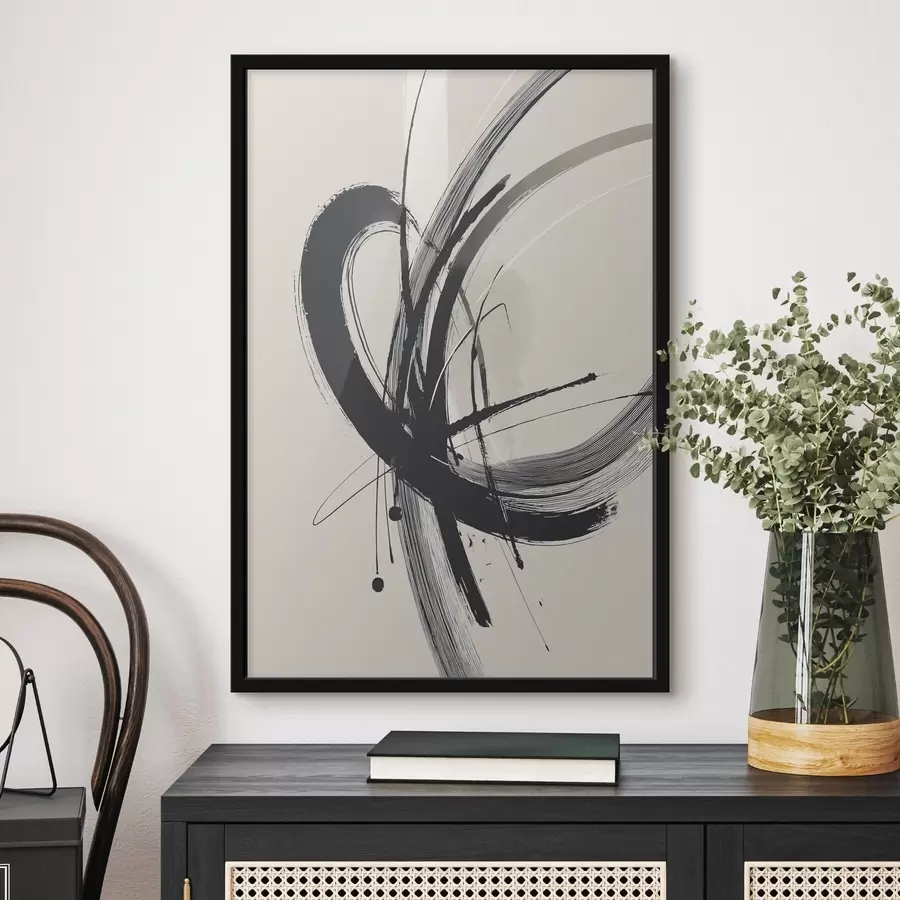 Fototapet Abstraktní minimalistické tahy štětcem f45582