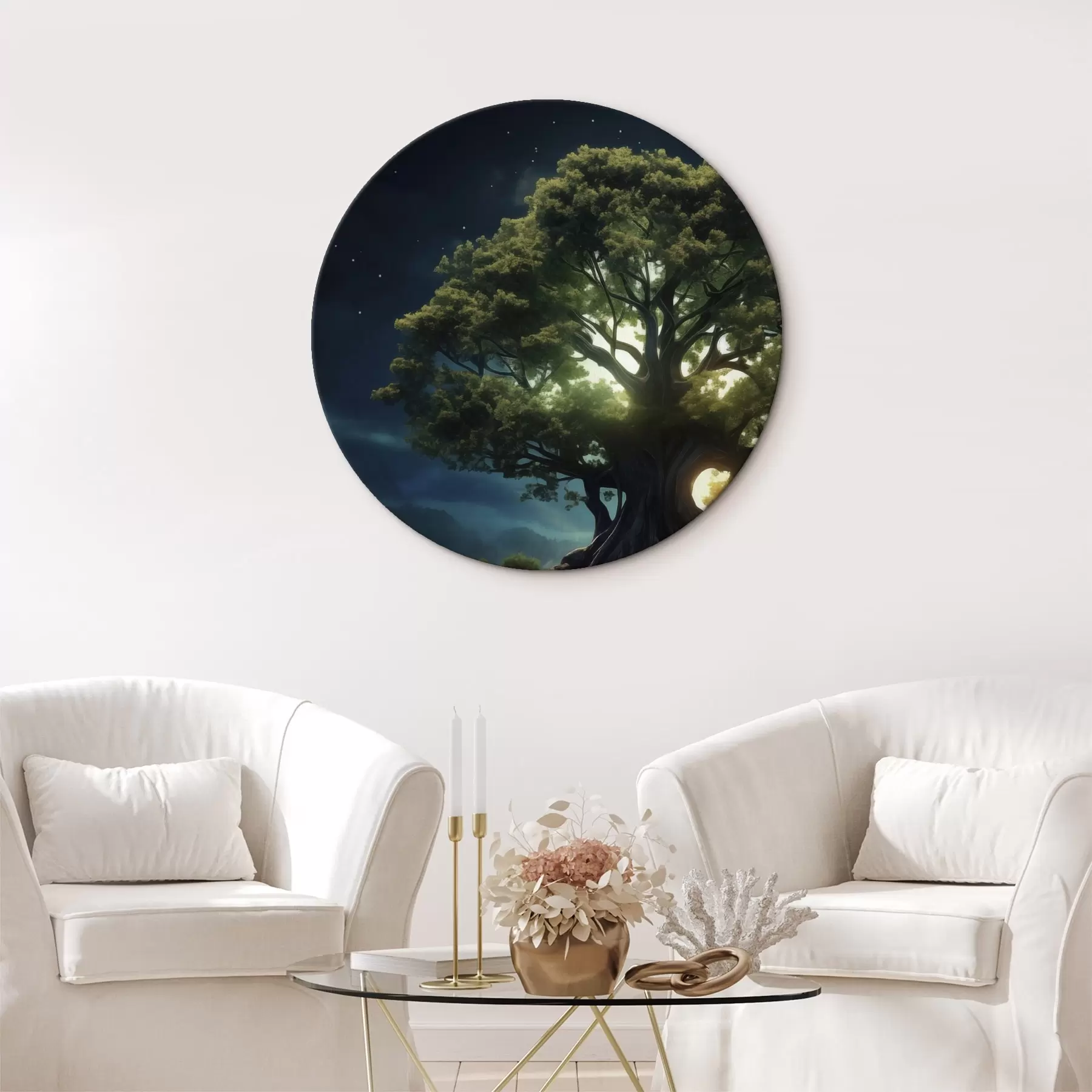 Obraz Obrovský strom v noci Č. r45510