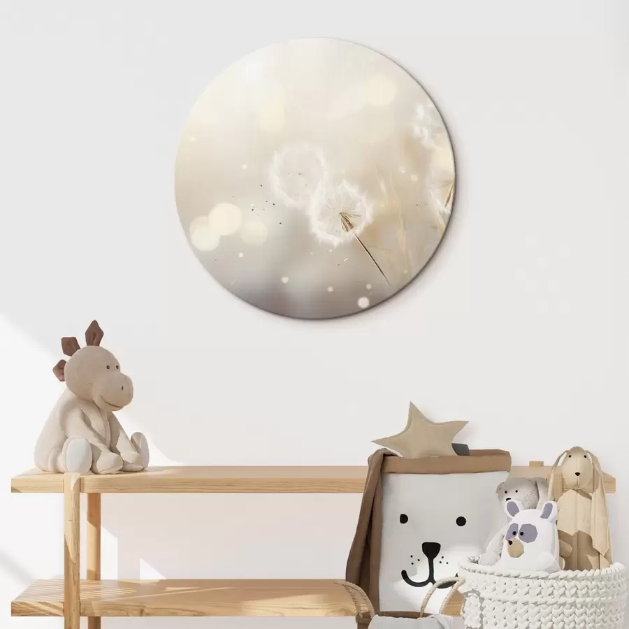 Obraz Křehké pampelišky v jasném světle Č. r45519