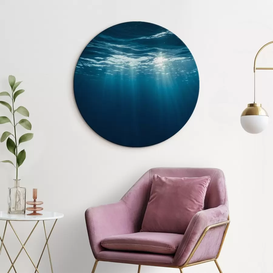 Obraz Sluneční paprsky pod vodní hladinou Č. r45625