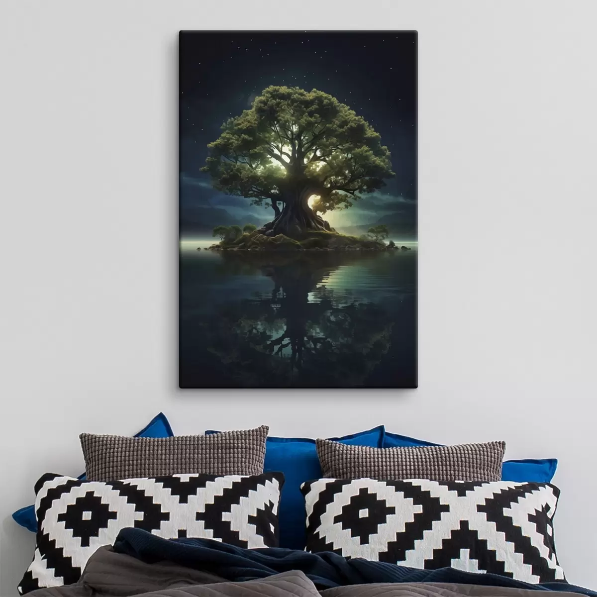 Obraz Obrovský strom v noci Č. s45510