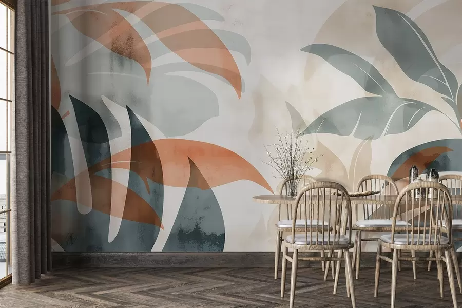 Fototapet palmové listy w04482