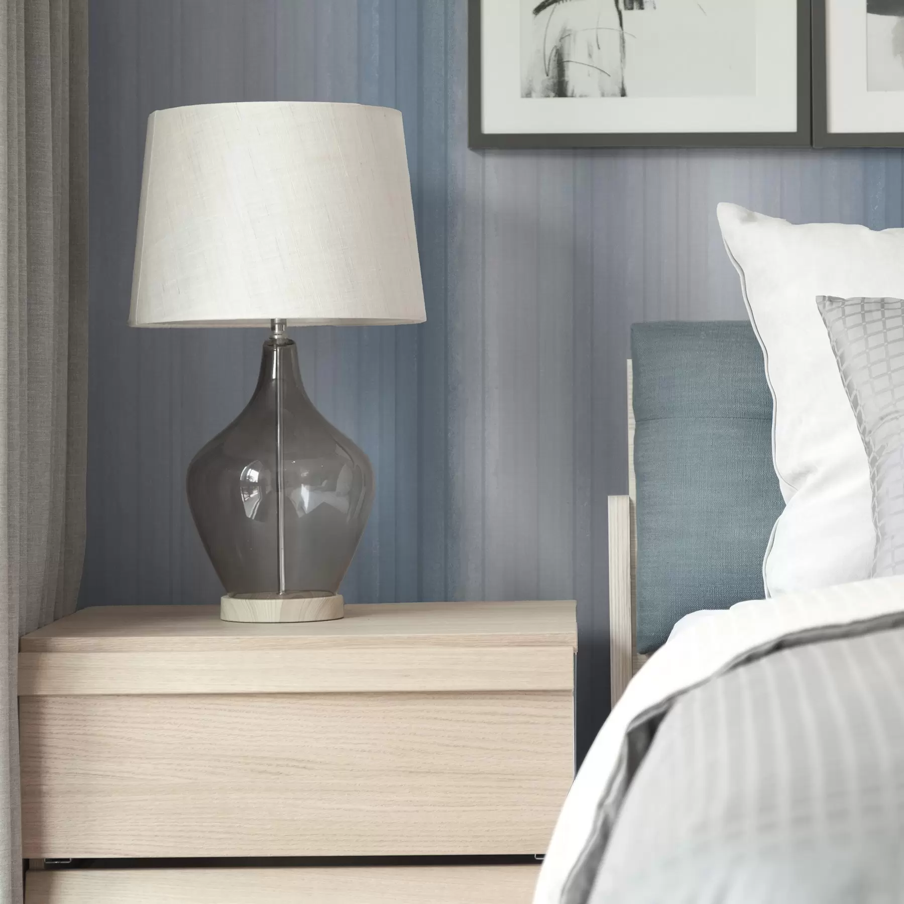 Fototapet Jemné modrošedé gradientní pruhy a00506