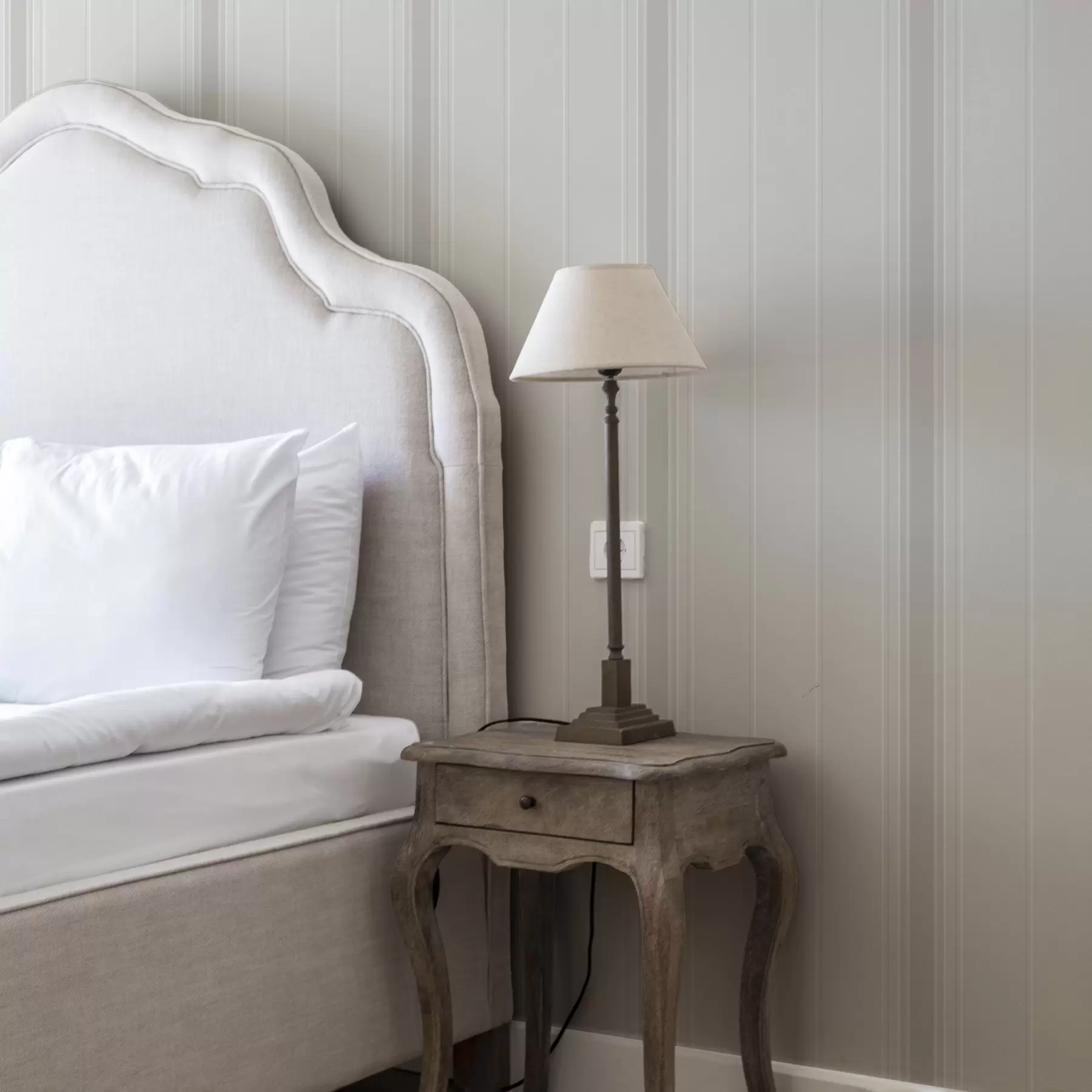 Fototapet Světle béžové pruhy se širokými akcenty a00518