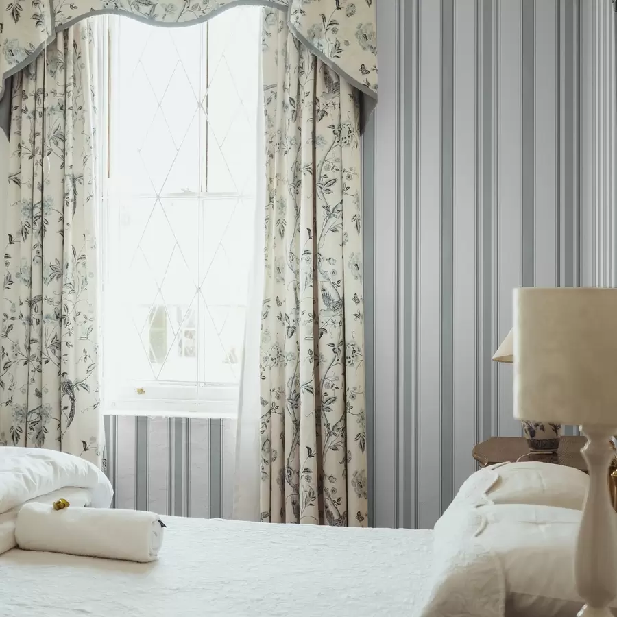 Fototapet Dvojitý vzor s šedomodrými pruhy a00554