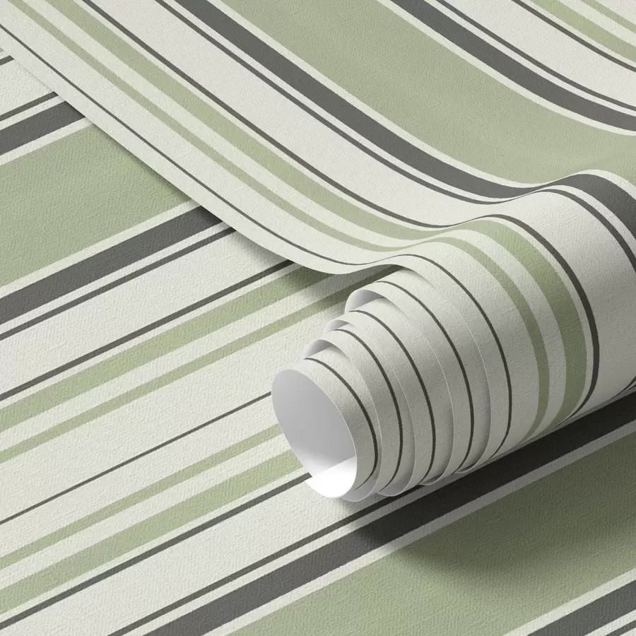 Fototapet Krémové pozadí se směsí zelených a černých pruhů a00563