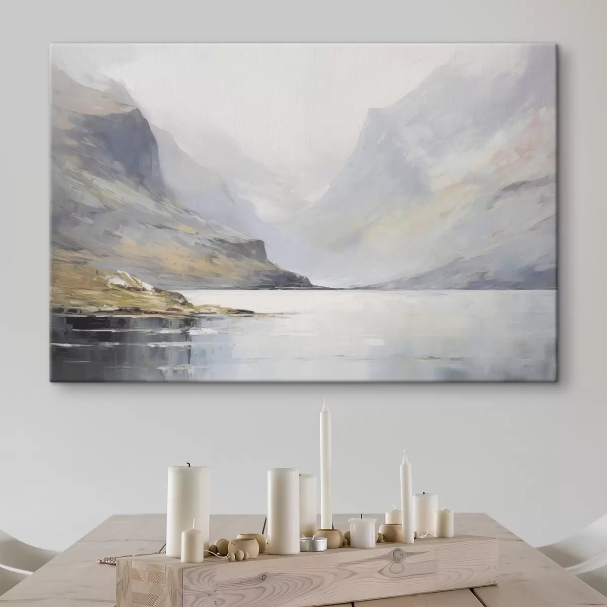 Obraz Zátoka v blízkosti hor Č. s45687