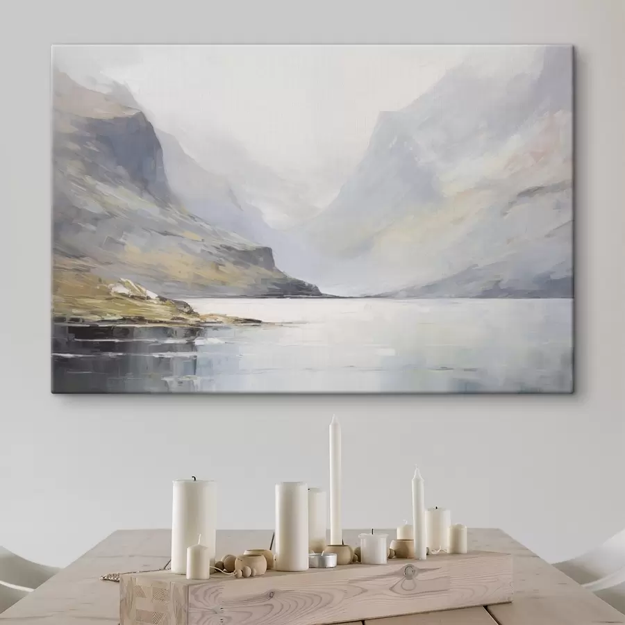 Obraz Zátoka v blízkosti hor Č. s45687