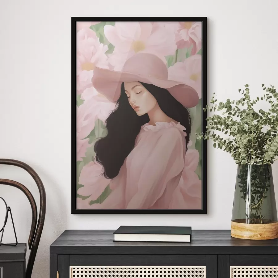 Fototapet Dívka v klobouku f45677