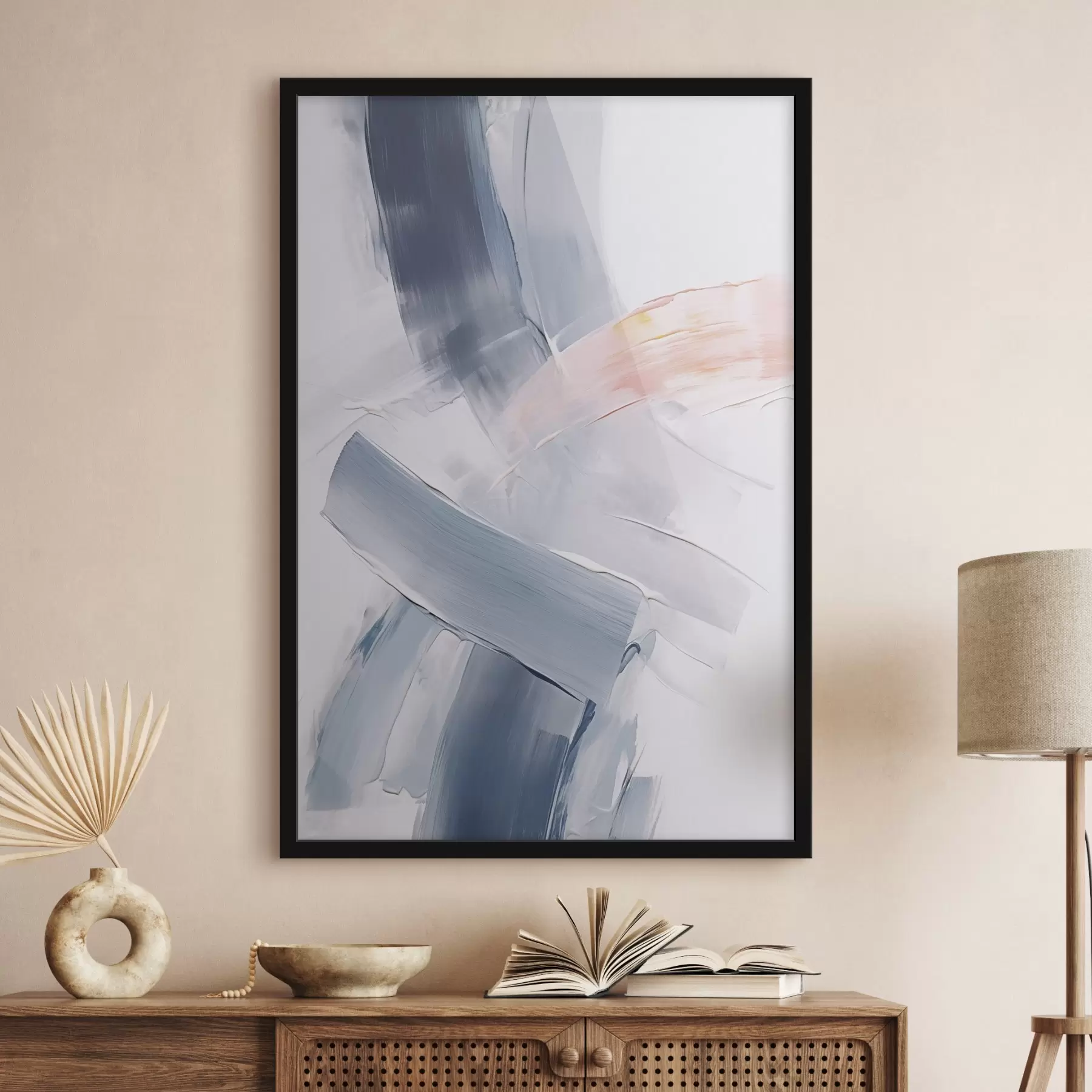 Fototapet Abstrakce imitující tahy štětcem f45679