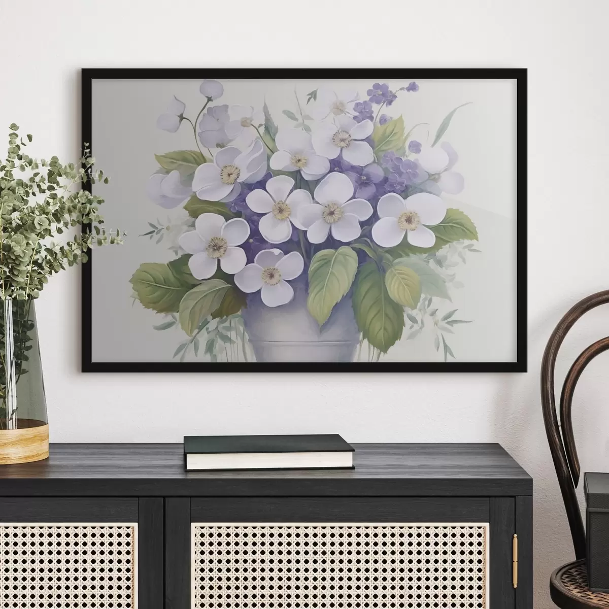 Poster Fialky v květináči f45685