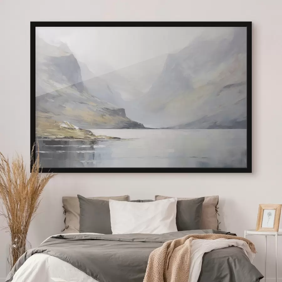 Fototapet Zátoka v blízkosti hor f45687