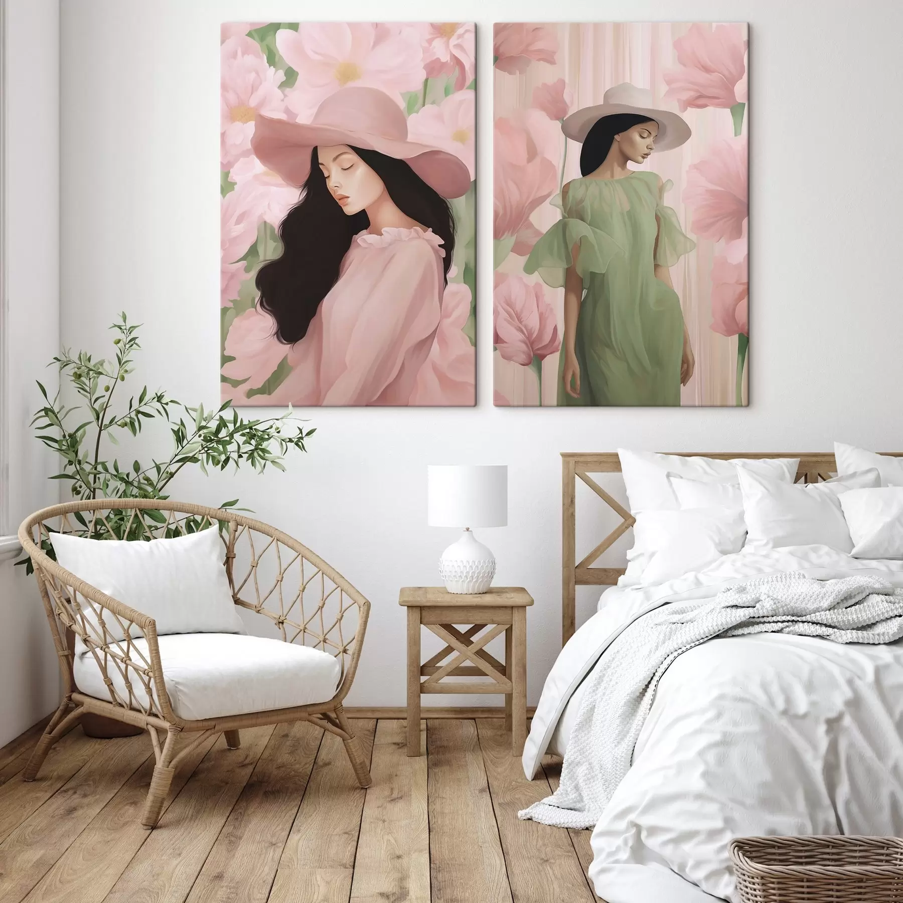 Obraz Dívka v klobouku Č. m00678