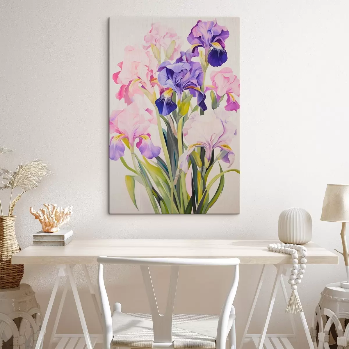 Obraz Kytice kosatců v lila odstínech Č. s45597