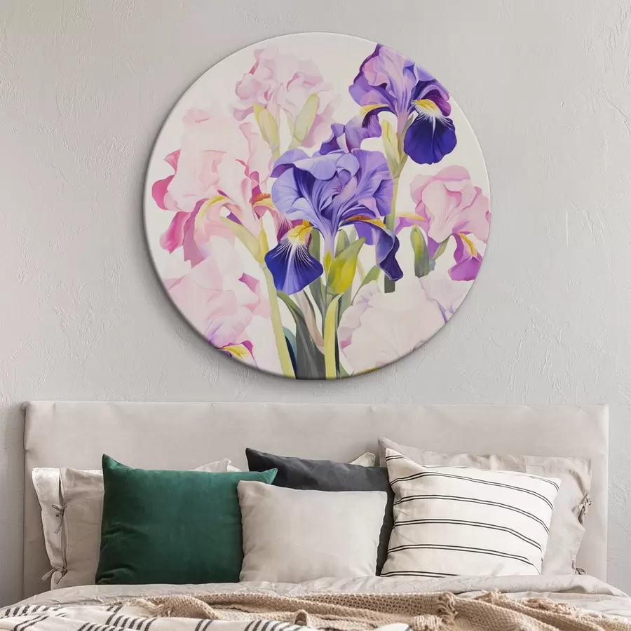 Obraz Kytice kosatců v lila odstínech Č. r45597