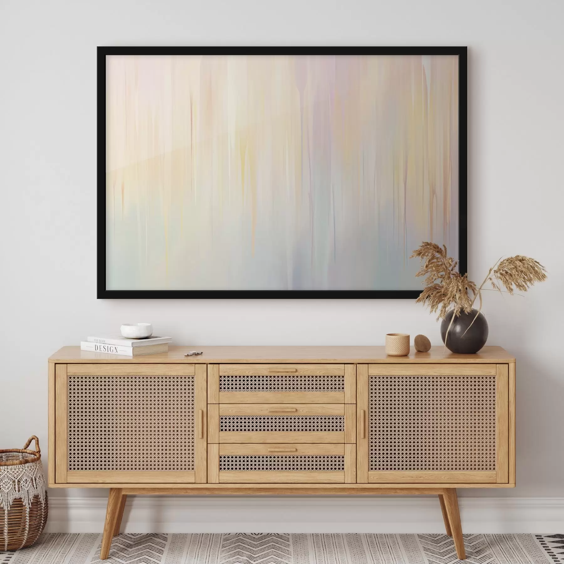 Fototapet Abstraktní svislé pruhy v pastelových odstínech f45508