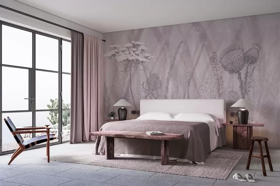 Fototapet Trávy a herbáře w04473v2