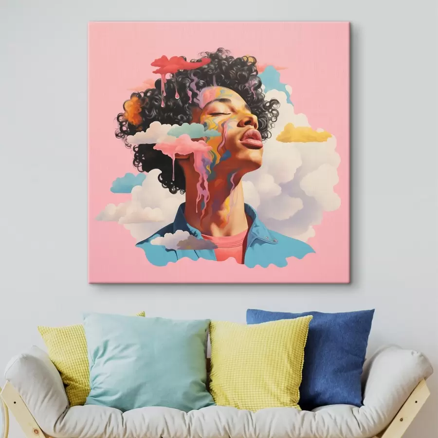 Obraz Snílek v oblacích ve stylu akvarelu Č. s45636