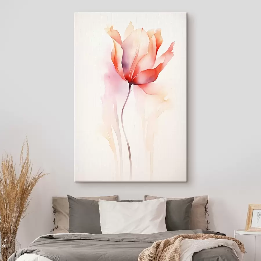 Obraz Květinový minimalismus ve stylu akvarelu Č. s45637