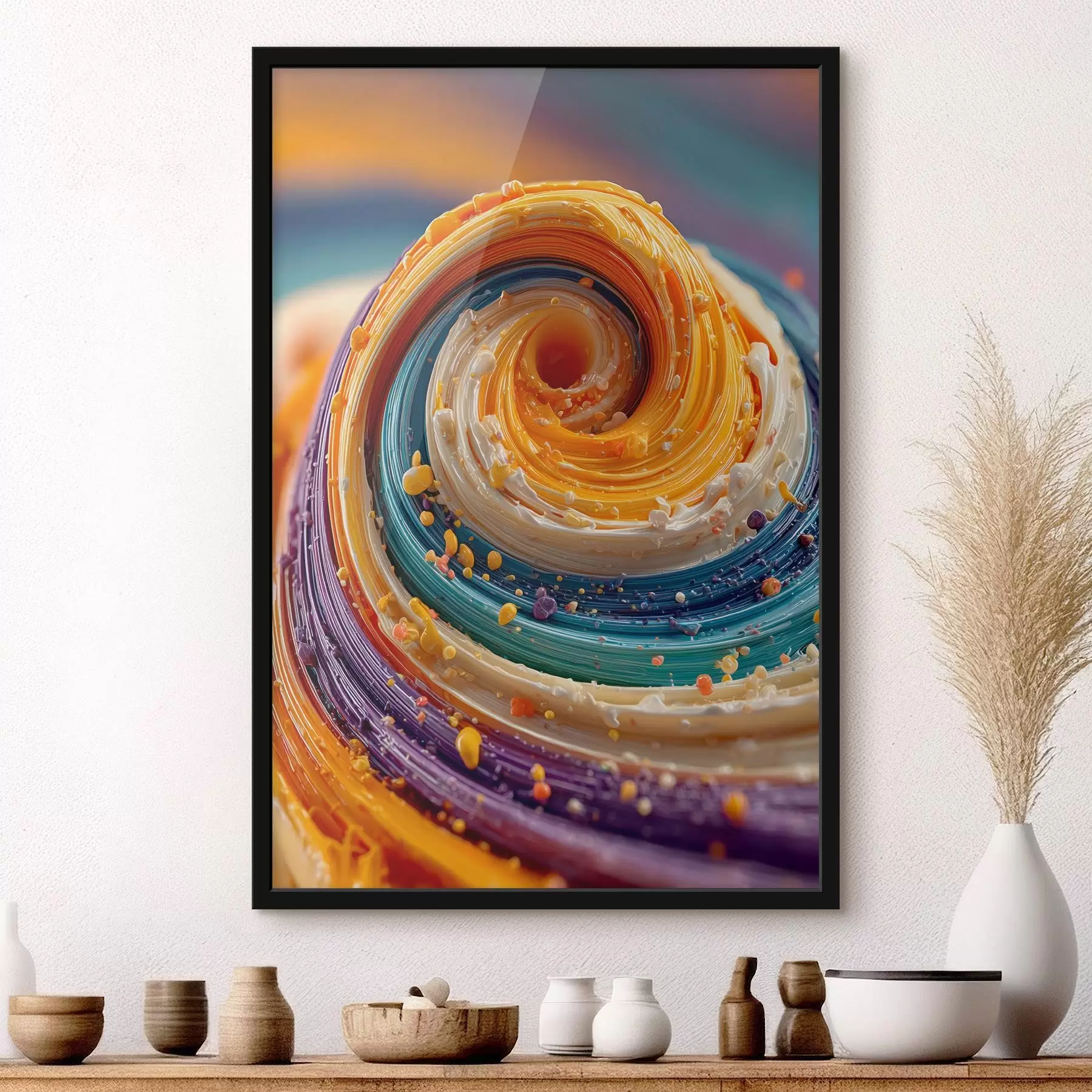 Fototapet Vícebarevný vír f45639