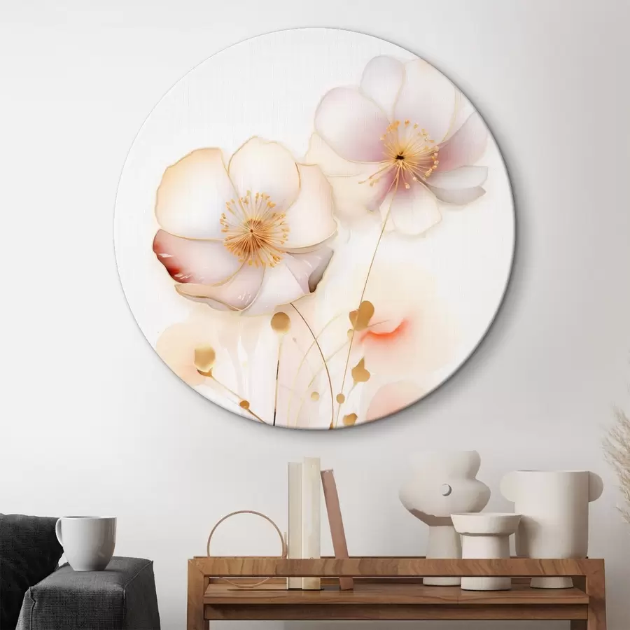 Obraz Pastelové máky v abstraktním stylu Č. r45643