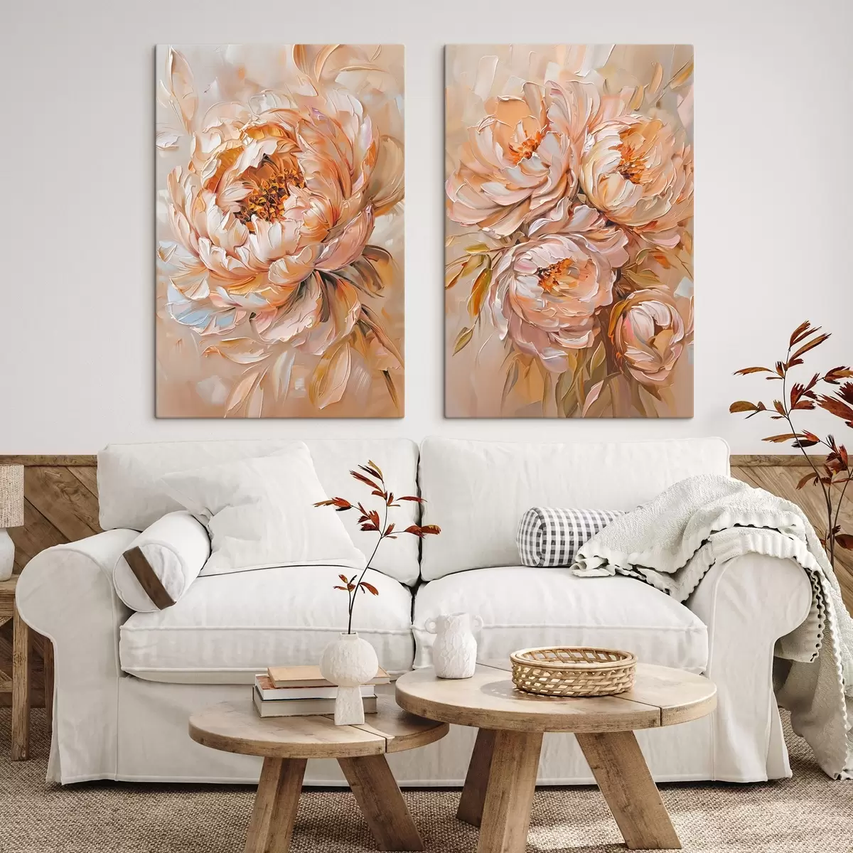 Obraz Jemné abstraktní pivoňky Č. m00673