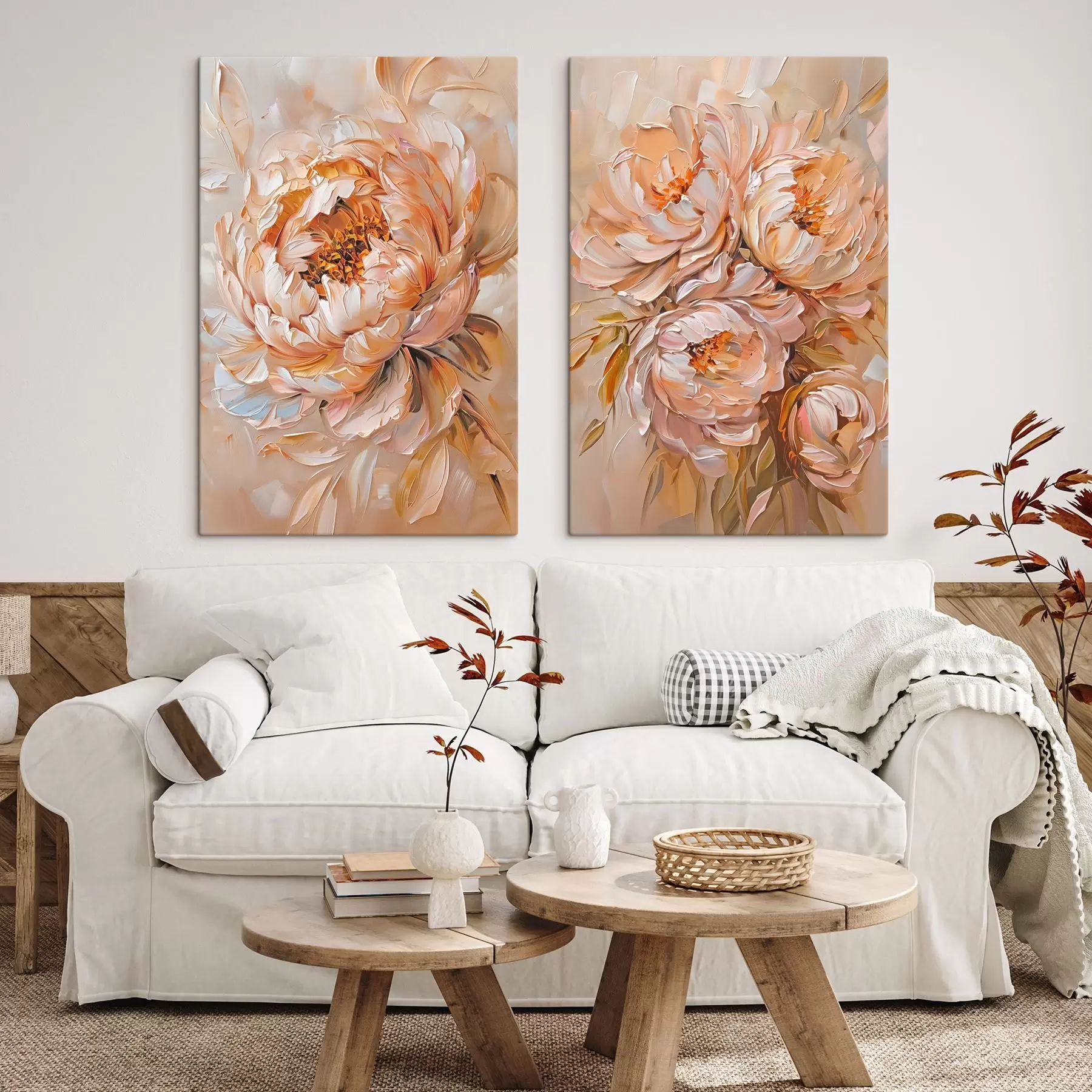 Obraz Jemné abstraktní pivoňky Č. m00673