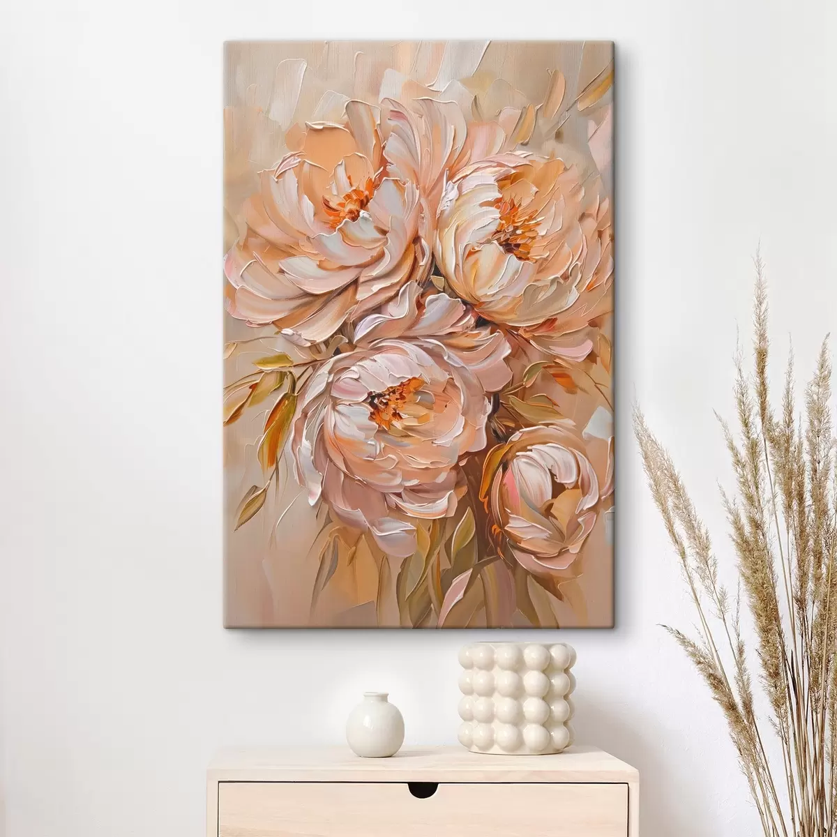 Obraz Jemné abstraktní pivoňky Č. s45592