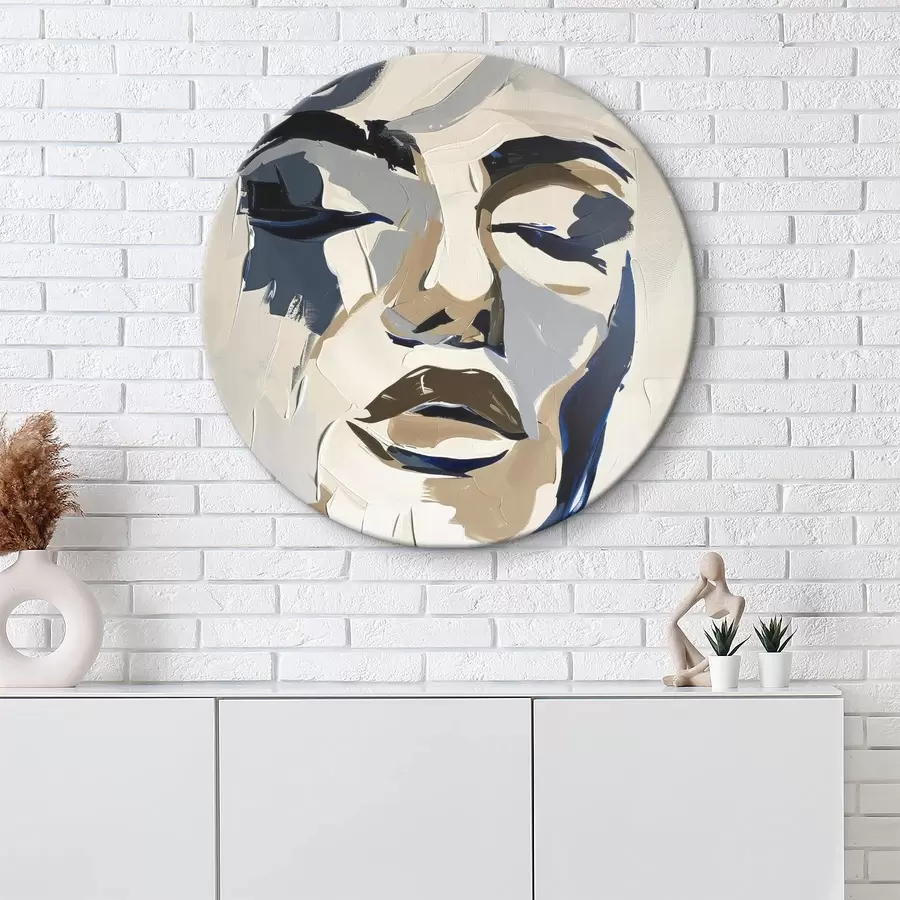 Obraz Abstraktní portrét ženy s imitací tahů štětcem Č. r45743