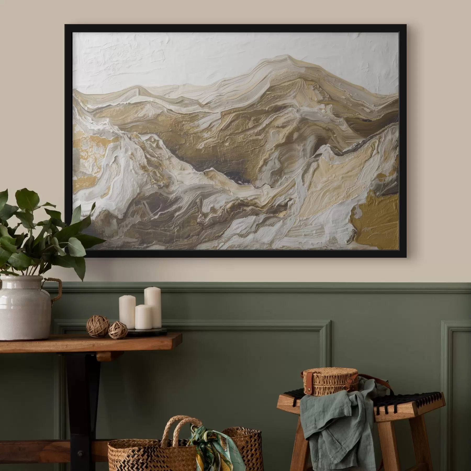 Fototapet Abstraktní horská krajina f45750