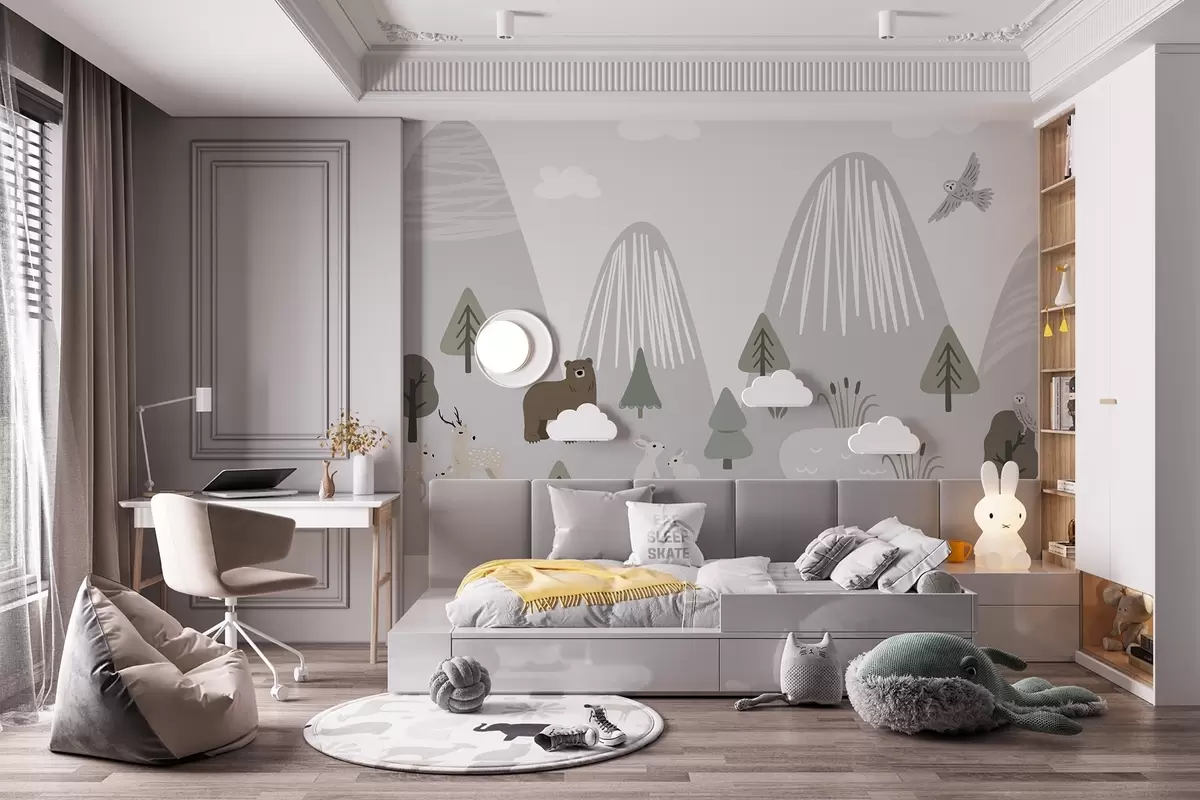 Fototapet Lesní zvířata w04430