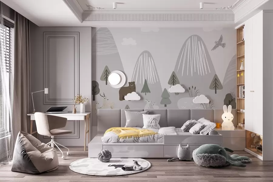 Fototapet Lesní zvířata w04430