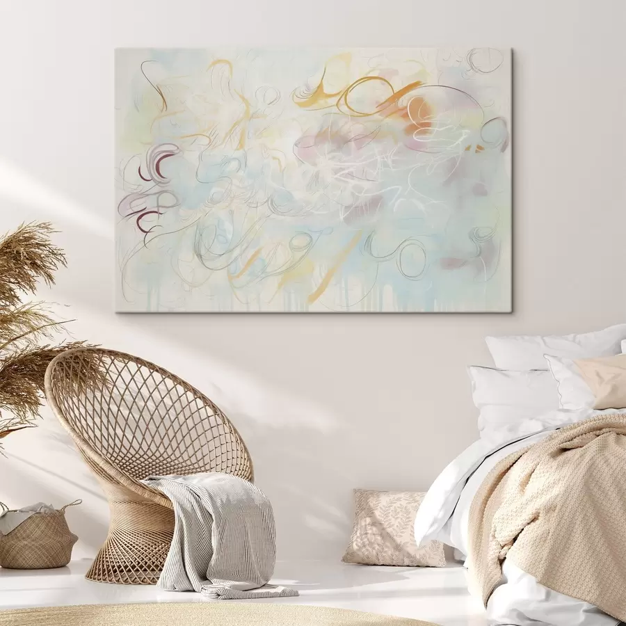 Obraz Abstrakce s čmáranicemi Č. s45772