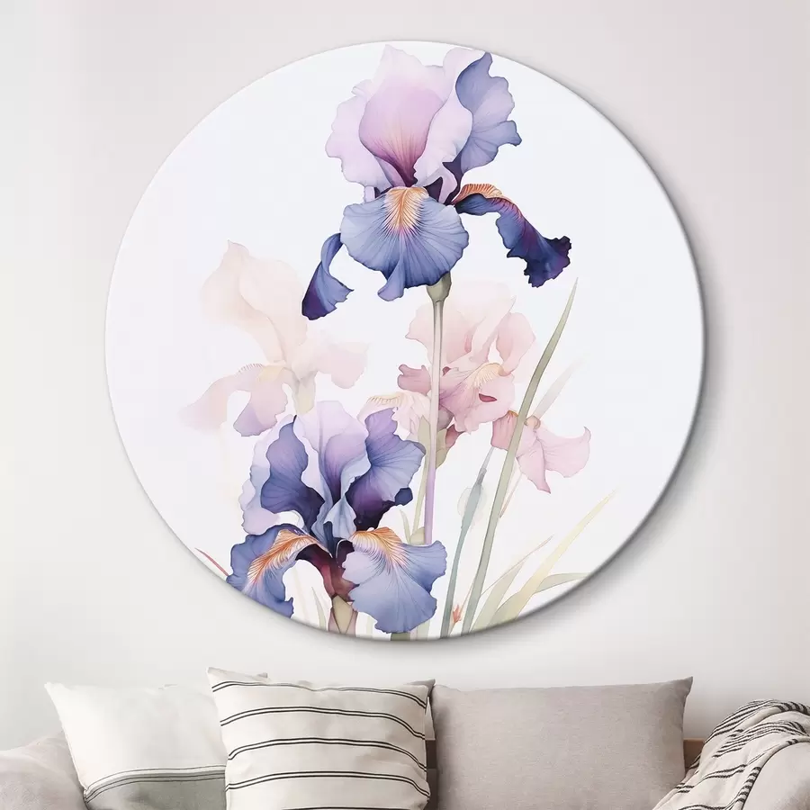 Obraz Irisy imitace akvarelu Č. r45762