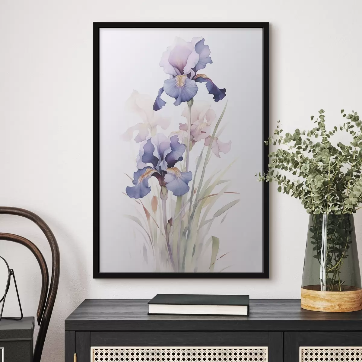 Poster Irisy imitace akvarelu f45762