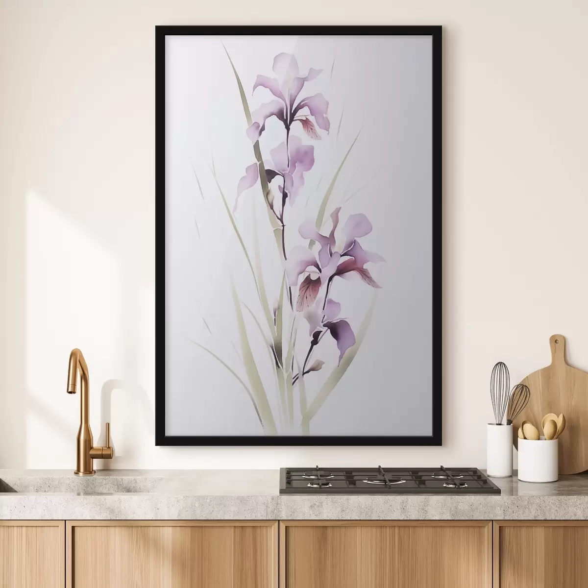 Poster Květiny imitace akvarelu f45763