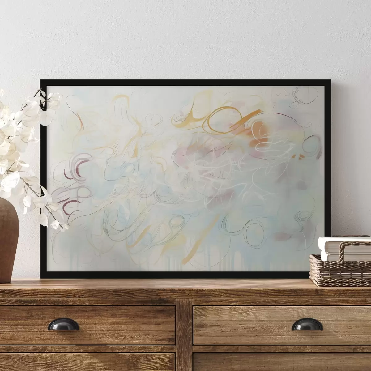 Poster Abstrakce s čmáranicemi f45772