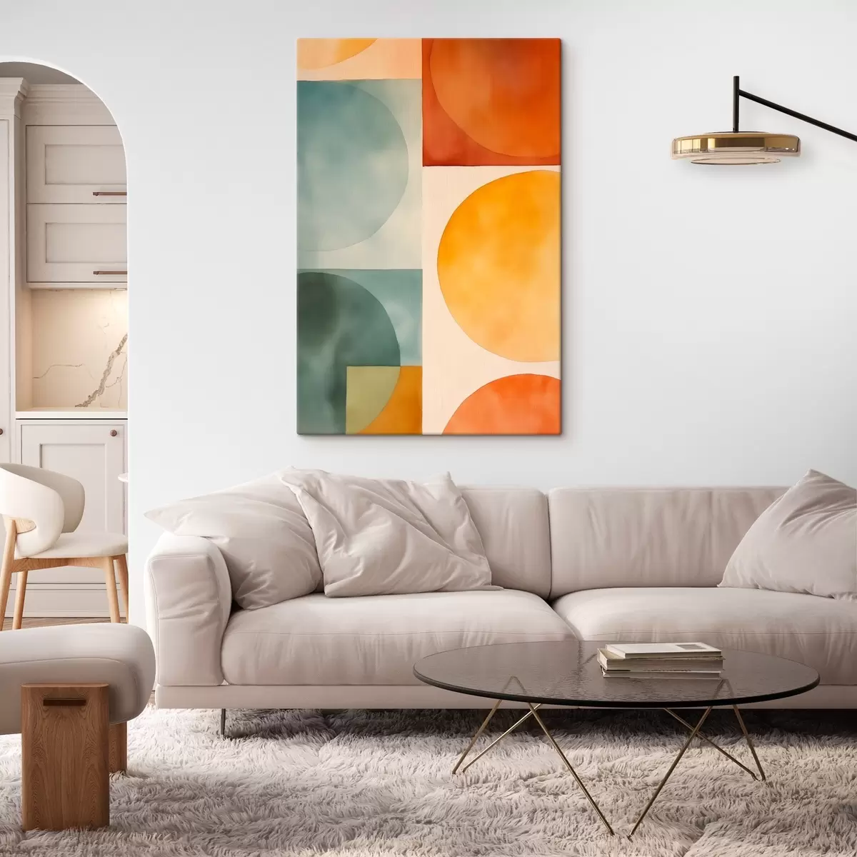 Obraz Geometrické abstraktní kruhy Č. s45792