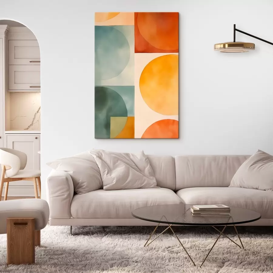 Obraz Geometrické abstraktní kruhy Č. s45792