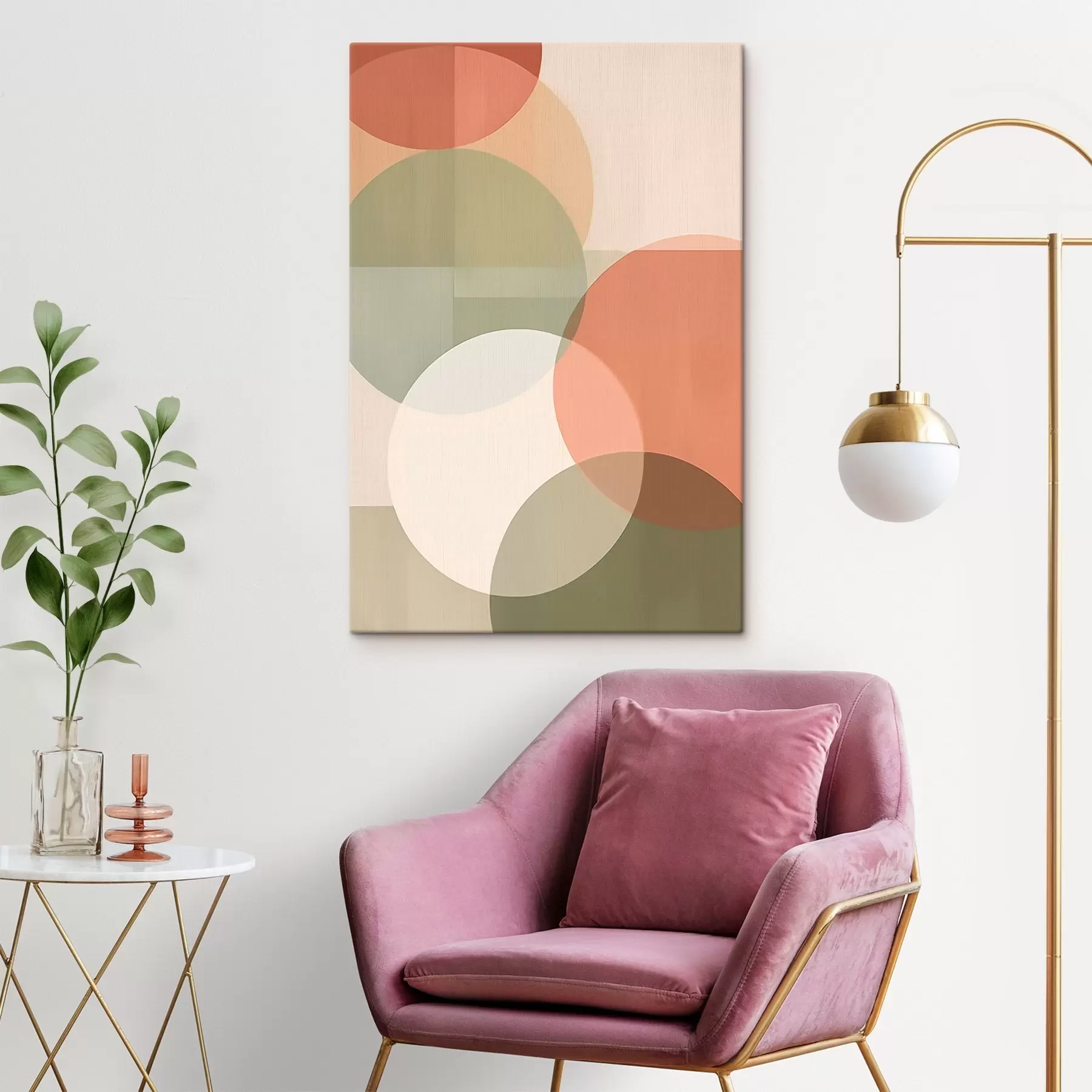 Obraz Velké abstraktní kruhy Č. s45795