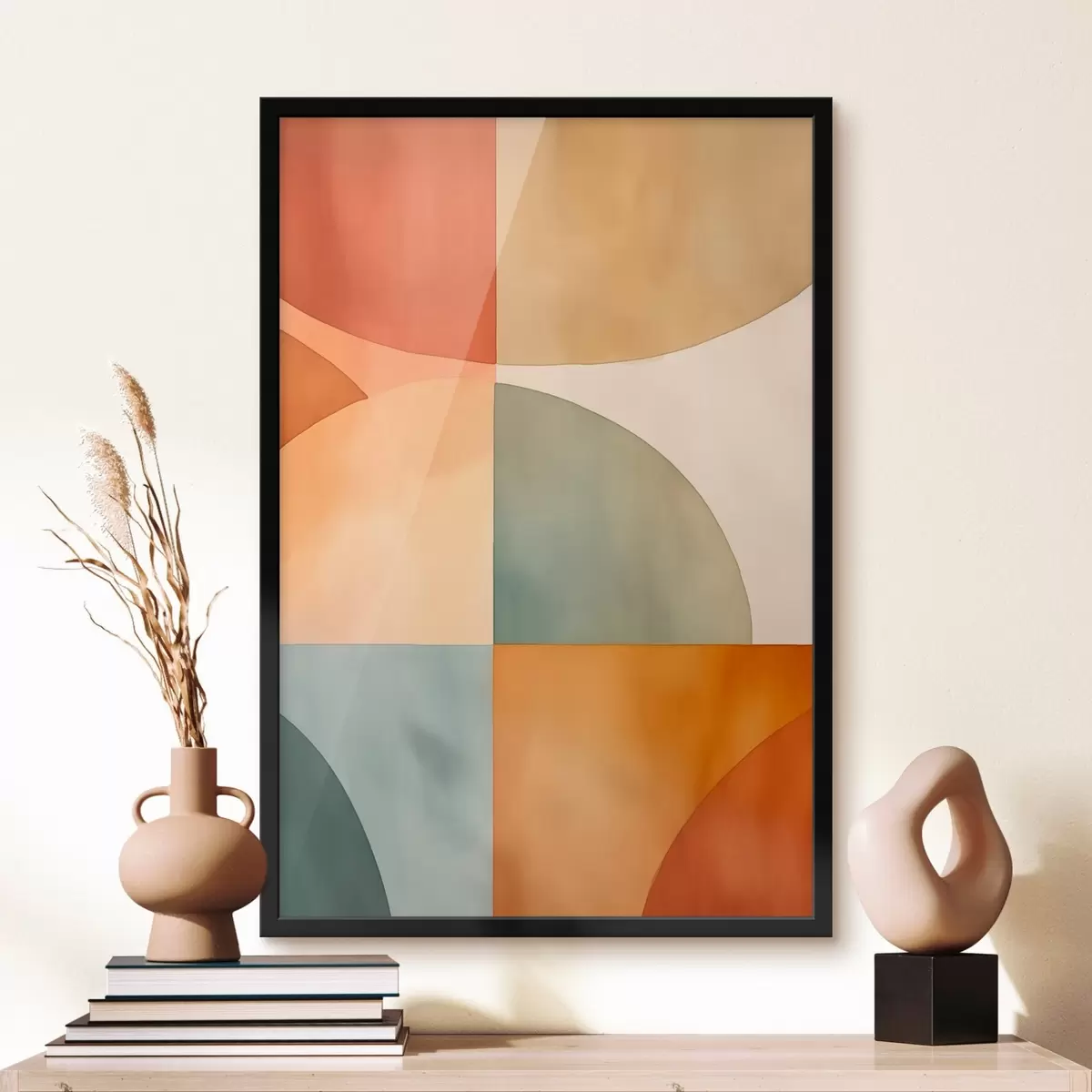 Poster Geometrické abstraktní kruhy f45793