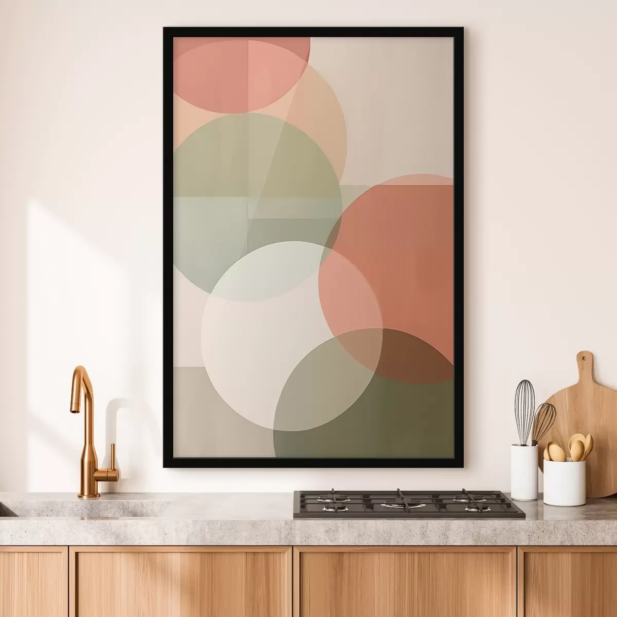 Poster Velké abstraktní kruhy f45795